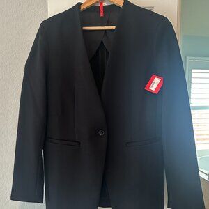 Spanx Perfect Collarless Blazer in Black in size small